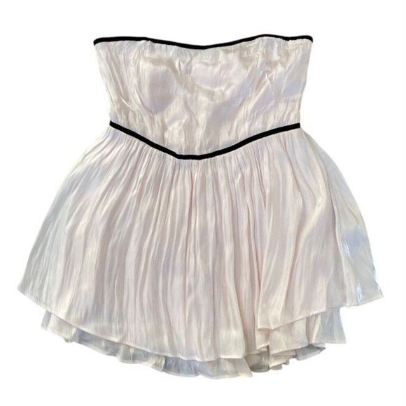 Free People Daisy Ballet Pink Satin Strapless Mini Dress NWT Size Extra Large - Picture 3 of 7